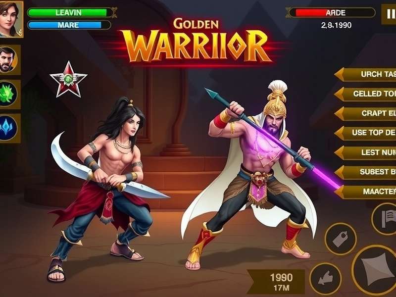 Multiplayer battles in Golden Warrior