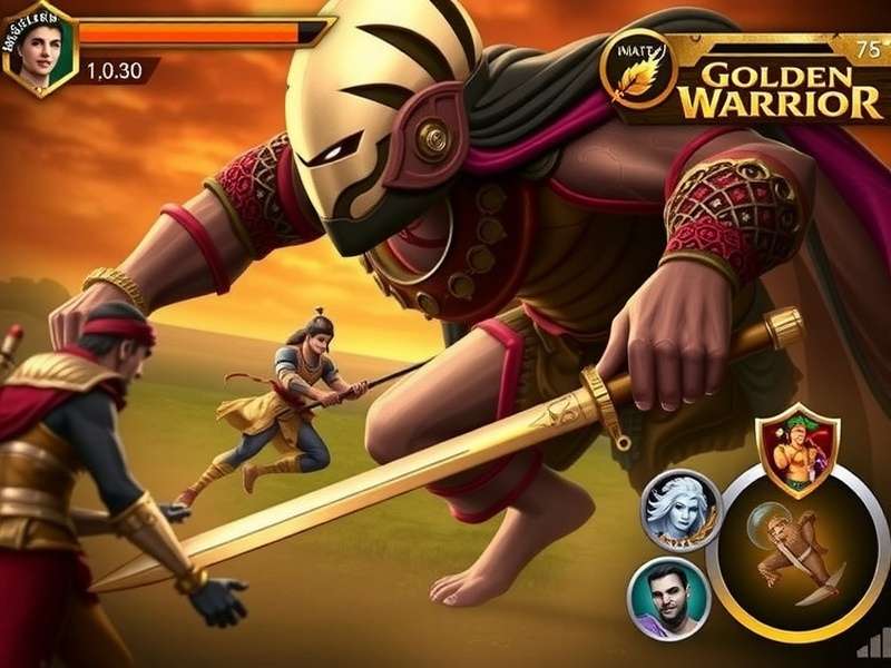 Golden Warrior character customization